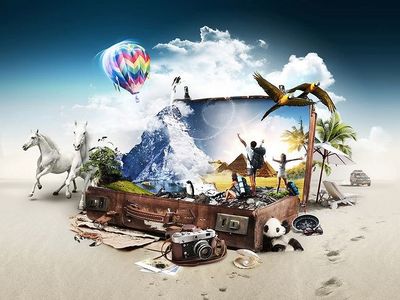 藝術與商業的完美融合 國外頂尖廣告設計中的創意海報與素材合成